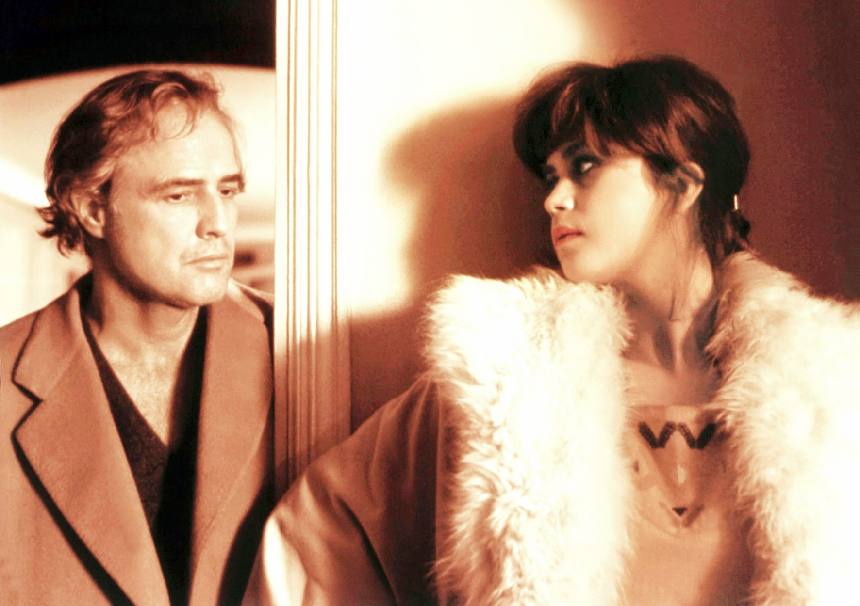 Marlon Brando and Maria Schneider in Last Tango in Paris