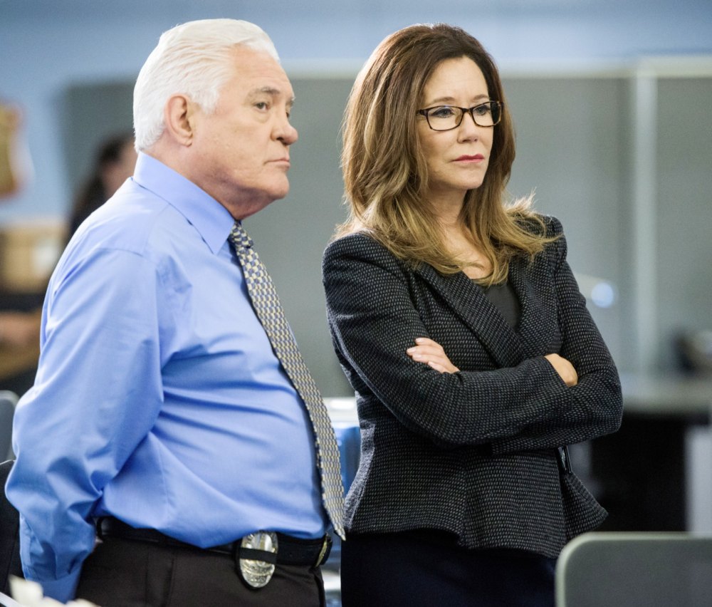 G.W. Bailey and Mary McDonnell in Major Crimes
