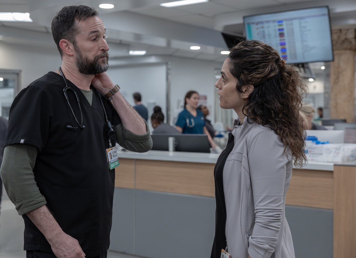 'The Pitt' Star Sepideh Moafi Breaks Silence on Noah Wyle Feud Rumors