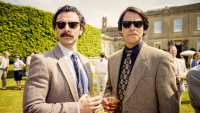 Aidan Turner and Alex Hassell in Rivals season 2