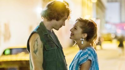 Josh Whitehouse and Jessica Rothe in Valley Girl