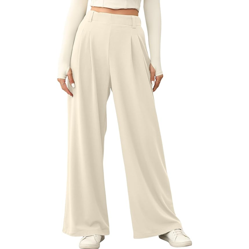 Evaless High Waisted Wide Leg Pants 