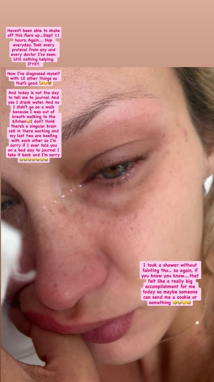 Bella Hadid Tears Up as She Details Chronic Illness With Lyme Disease
