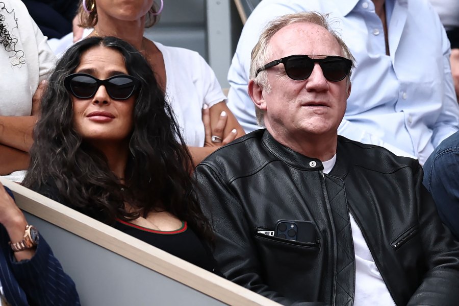 Francois Henri Pinault and Salma Hayek The Best Looks at the French Open in Paris