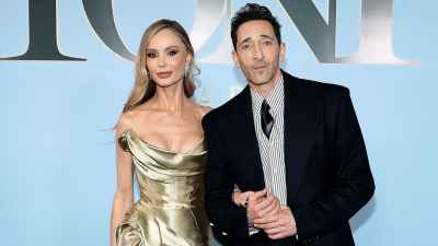 Georgina Chapman and Adrien Brody Arrive Arrival Red Carpet Tony Awards 2026