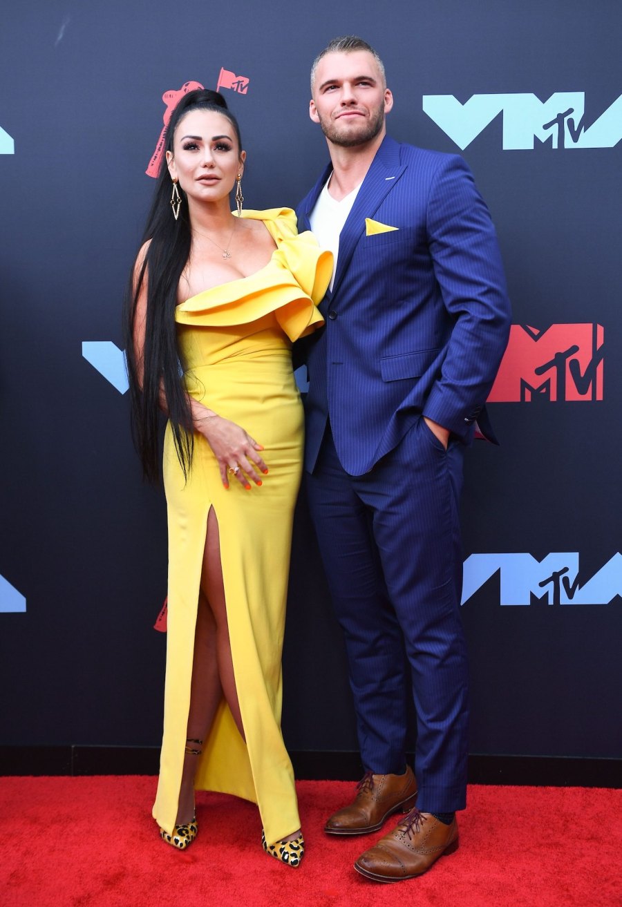 GettyImages-1164252648 Jersey Shore Star Jenni JWoww Farley Marries Fiance Zack Carpinello in Surprise Wedding