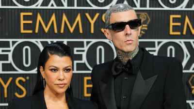 Kourtney Kardashian and Travis Barker