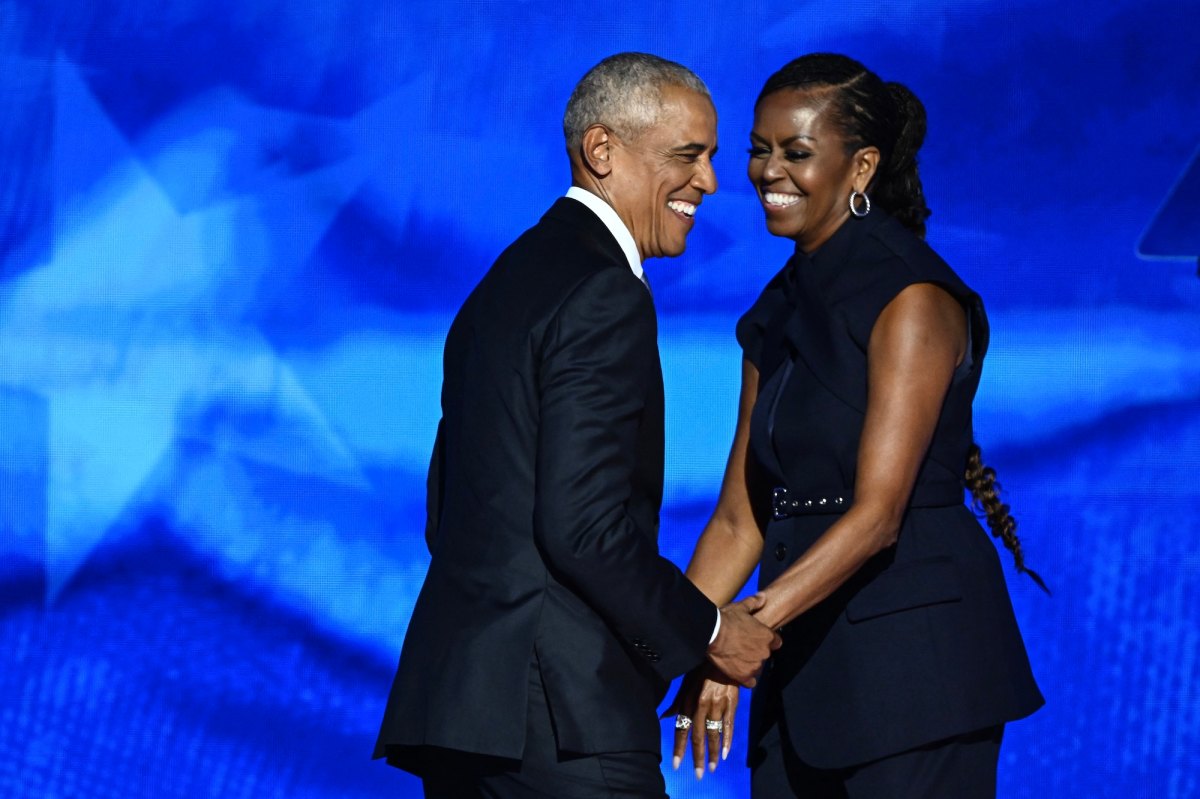Barack and Michelle Obama Attend Portrait Unveiling After UFC Fighter Josh Hokit Calls Her a 'Man'