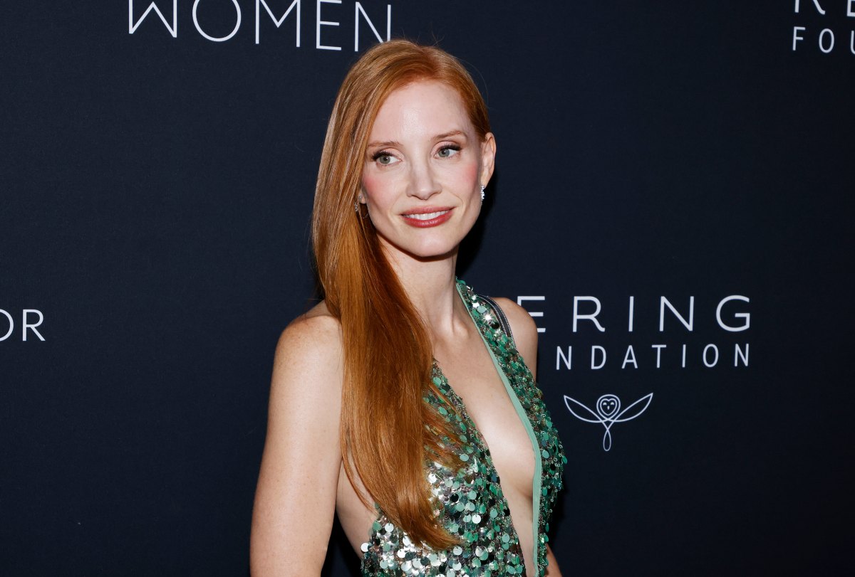 Jessica Chastain at Kering's 3rd Annual Caring For Women Dinner held at The Pool on September 9, 2024 in New York City. (Photo by Stephanie Augello/Variety via Getty Images)