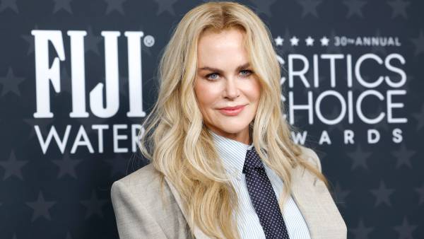 Nicole Kidman attends the 30th Annual Critics Choice Awards at Barker Hangar on February 07, 2025 in Santa Monica, California.