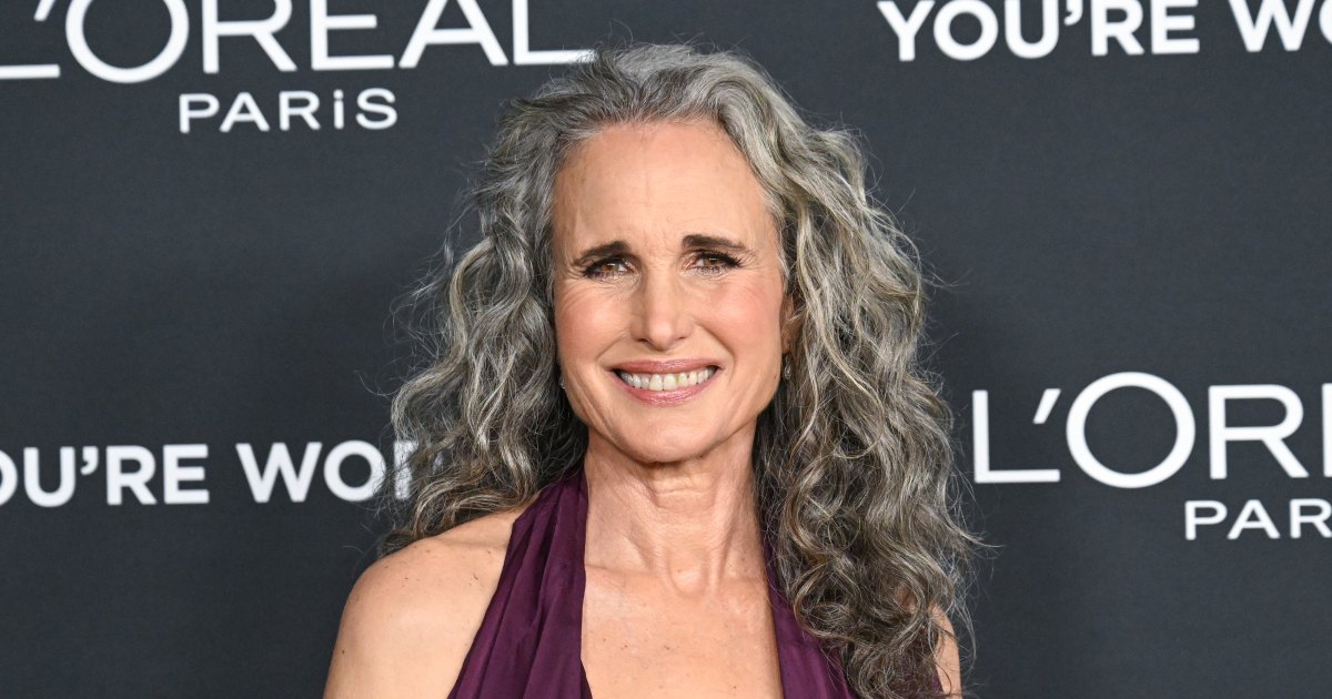 Andie MacDowell Wore Shiny Silver Loafers With a Dress — Now ‘It’ Girls Are Copying the Look