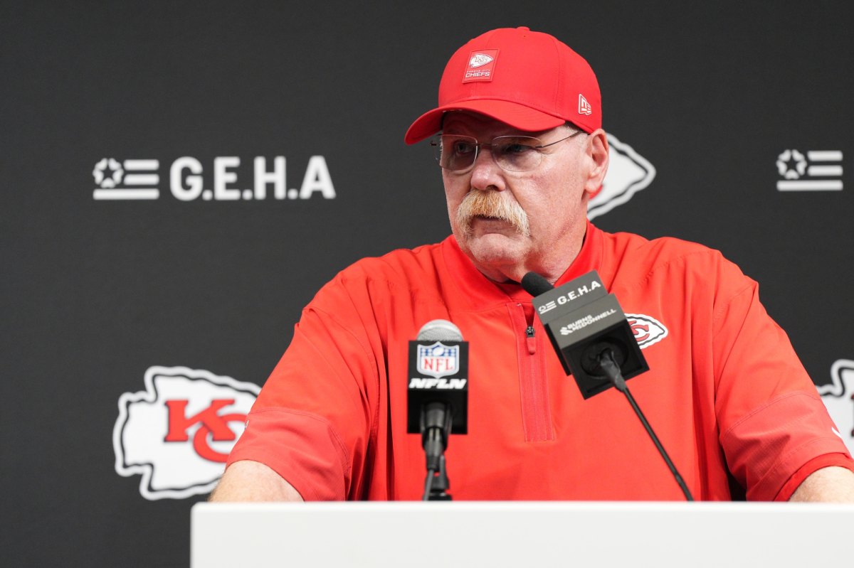 Chiefs Coach Andy Reid Seen Getting Fitted for Tux for Travis Kelces Wedding