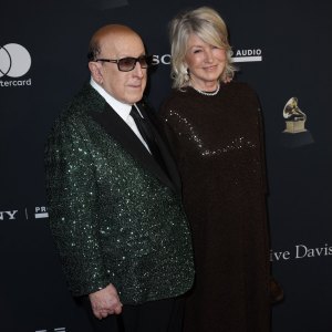 GettyImages-2258748922 Martha Stewart Shares Touching Tribute to Clive Davis