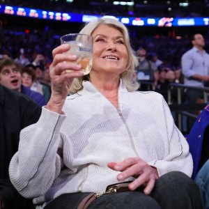 Entrepreneur Martha Stewart attends Game Two of the NBA Eastern Conference Finals between the New York Knicks and the Cleveland Cavaliers at Madison Square Garden on May 21, 2026 in New York City. NOTE TO USER: User expressly acknowledges and agrees that, by downloading and or using this photograph, User is consenting to the terms and conditions of the Getty Images License Agreement.