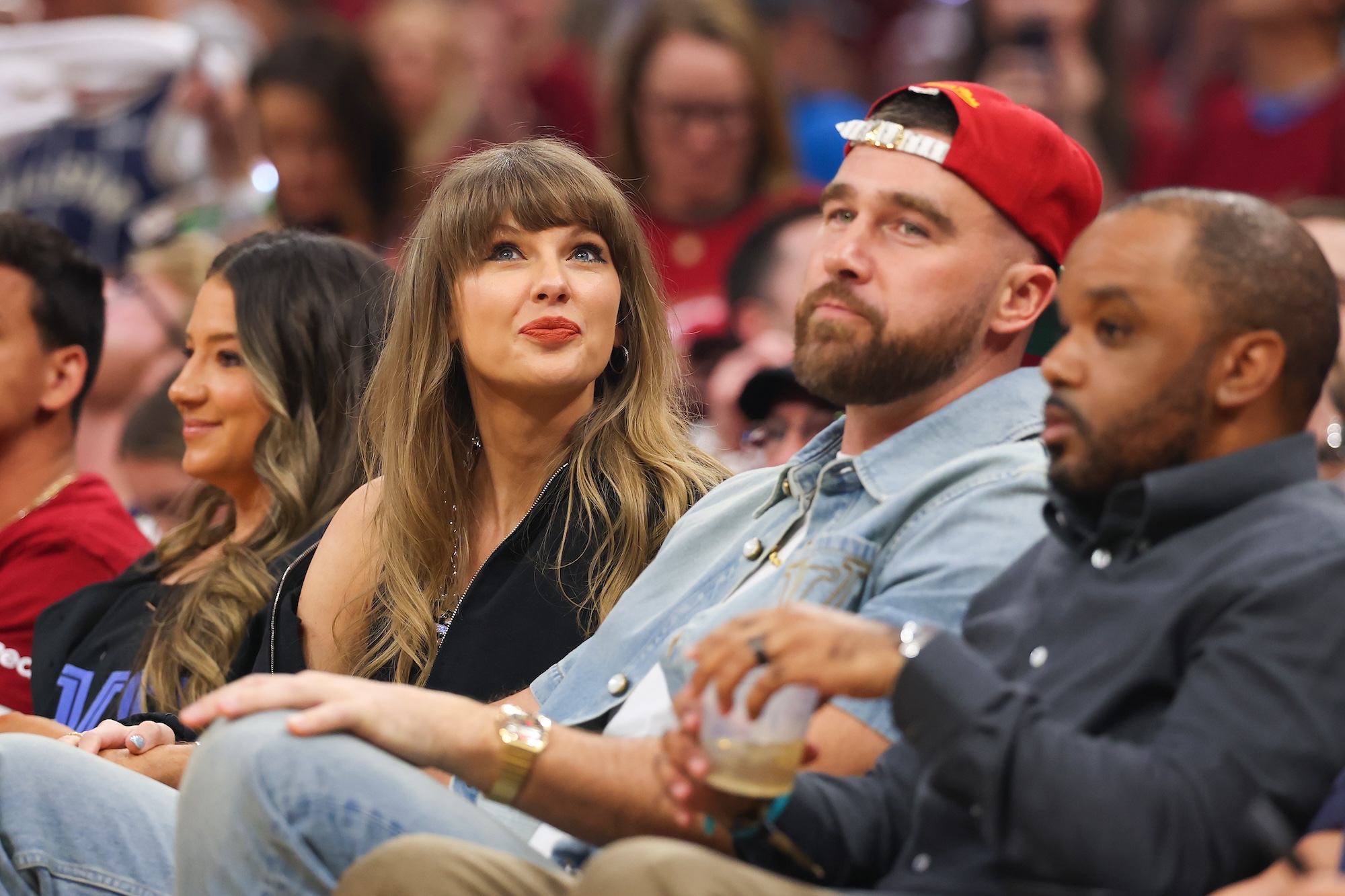 The seat that Taylor Swift sat in while attending the Eastern Conference NBA Finals with fiance Travis Kelce has officially been listed for auction