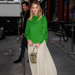 Ashley Benson and Brandon Davis attends the Longchamp Jeremy Scott exhibit at La Maison Unique in SoHo on May 26, 2026 in New York City.