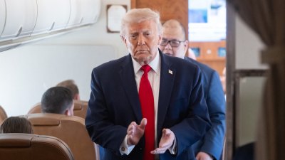 President Trump Attends Game 3 of 2026 NBA Finals at Madison Square Garden