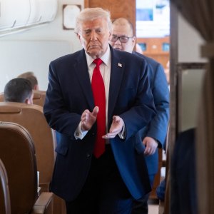 President Trump Attends Game 3 of 2026 NBA Finals at Madison Square Garden