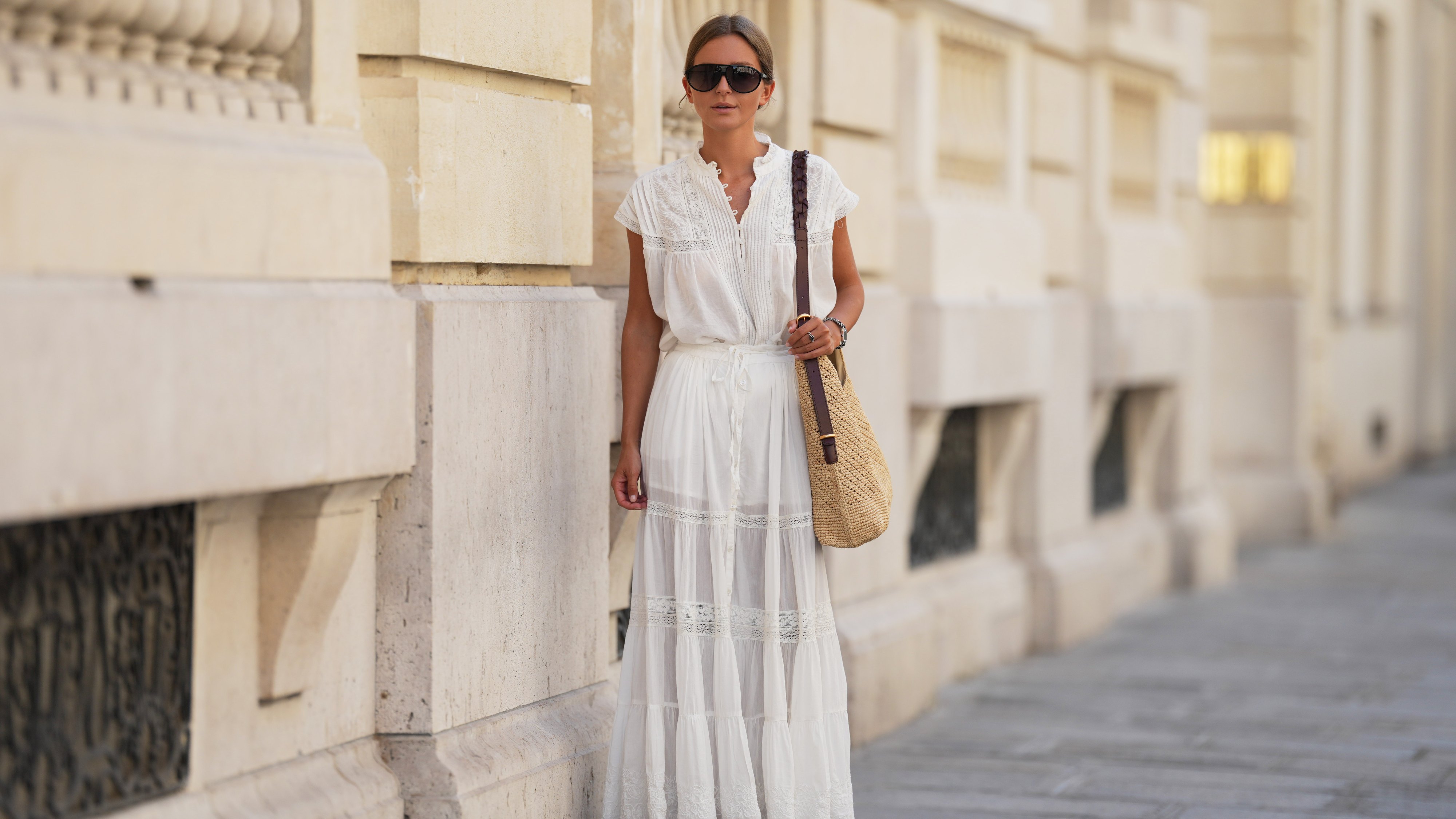 white dress