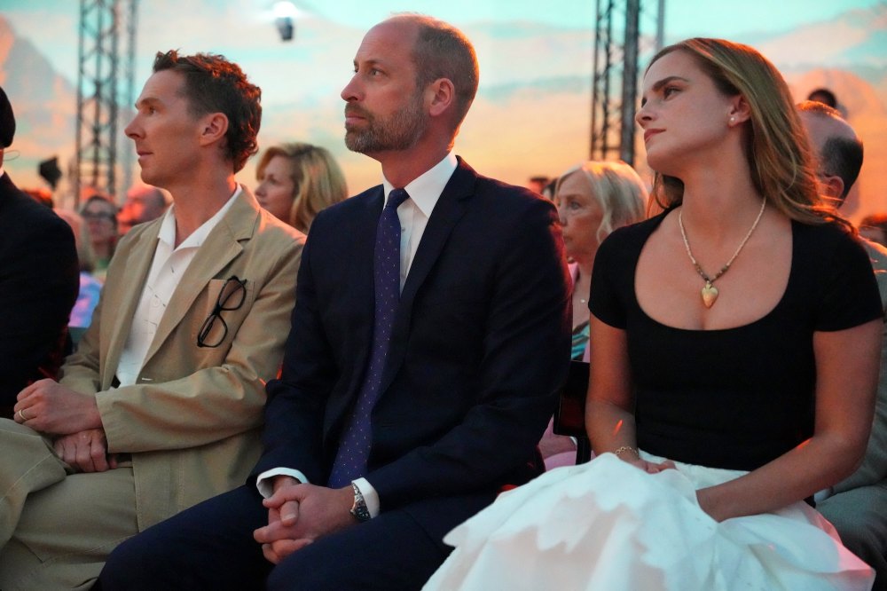 Emma Watson Makes Rare Public Appearance Alongside Prince William