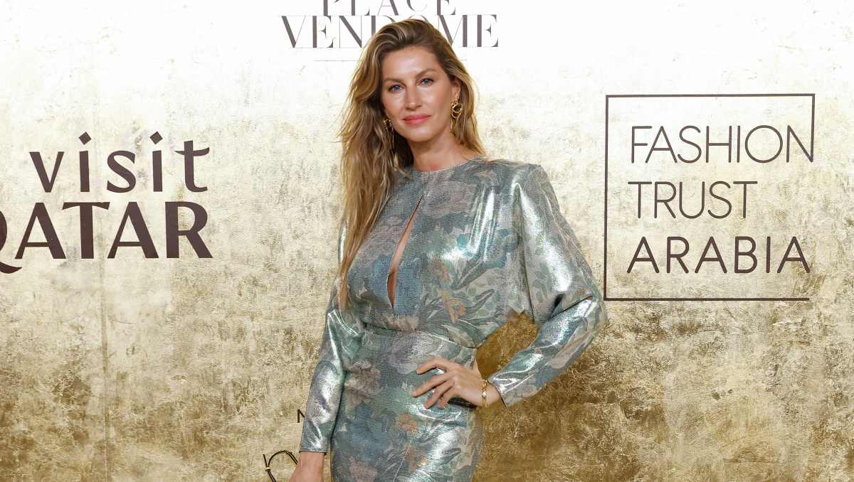 DOHA, QATAR - NOVEMBER 22: Gisele Bundchen attends the Fashion Trust Arabia 2025 Awards Ceremony at the National Museum of Qatar on November 22, 2025 in Doha, Qatar. (Photo by Taylor Hill/Getty Images)