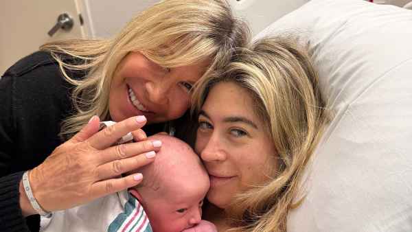 Golden Bachelor Alum Amy Kaplan Becomes a Grandmother as Daughter Lexi Welcomes 1st Baby Lexi Amy and baby Bugged