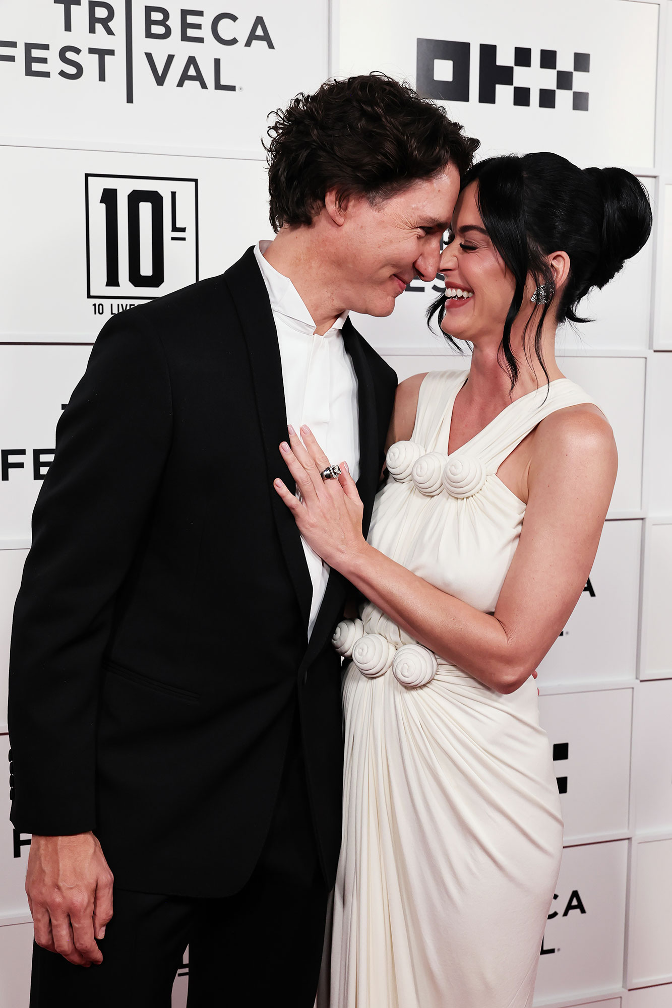Justin Trudeau and Katy Perry Lifetimes Tour Premiere Hot Pics