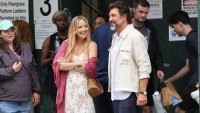 NEW YORK, NY - JUNE 23: Kate Hudson and Javier Bardem are seen on the set of