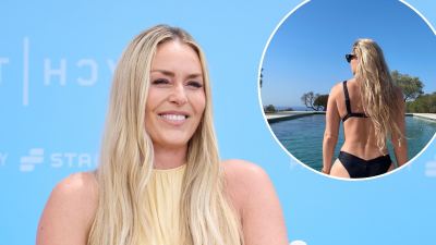 Lindsey Vonn Rocks a Black Bikini in Poolside Snap Amid Her Ongoing Leg Injury Recovery