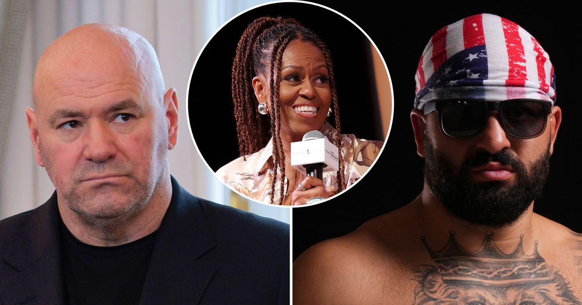 Josh Hokit Says ‘Michelle Obama Is a Man’ at UFC Freedom 250 Josh Hokit Says ‘Michelle Obama Is a Man’ at UFC Freedom 250