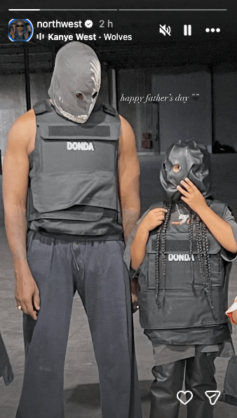 Screenshot-North-West-and-Kanye-West-Matching-Wear-Gimp-Masks-in-Photos.png