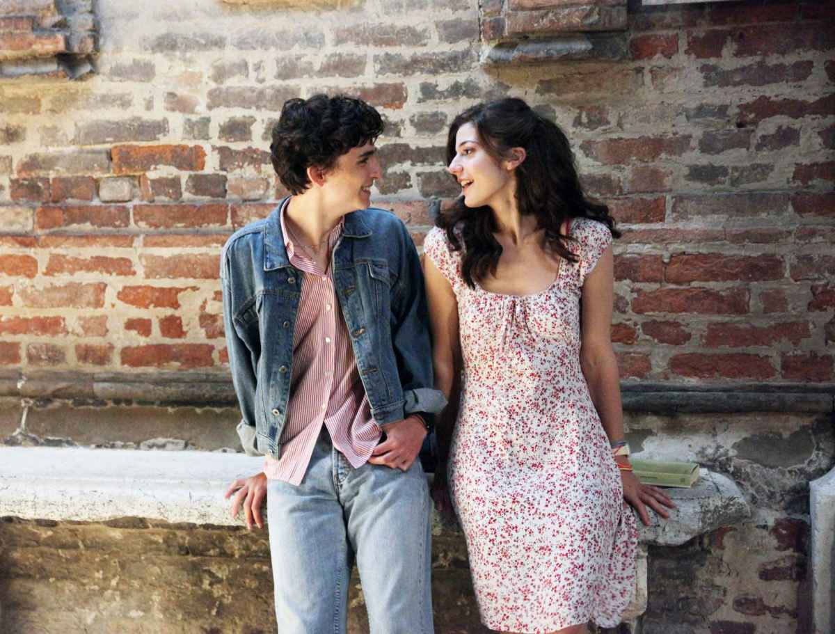 Timothee Chalamet and Esther Garrel in Call Me by Your Name