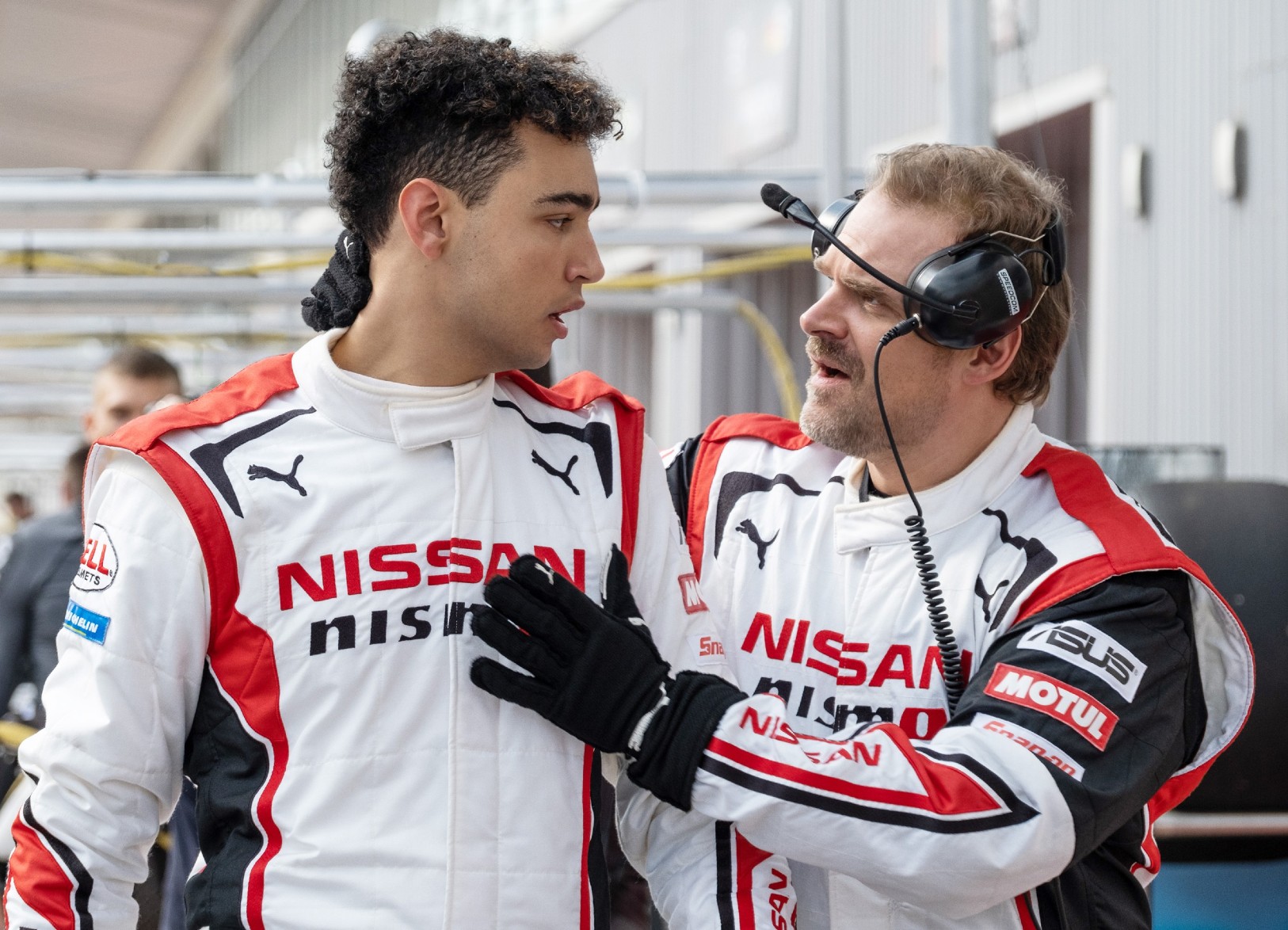 Archie Madekwe, David Harbour in Gran Turismo