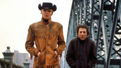 Jon Voight and Dustin Hoffman in Midnight Cowboy