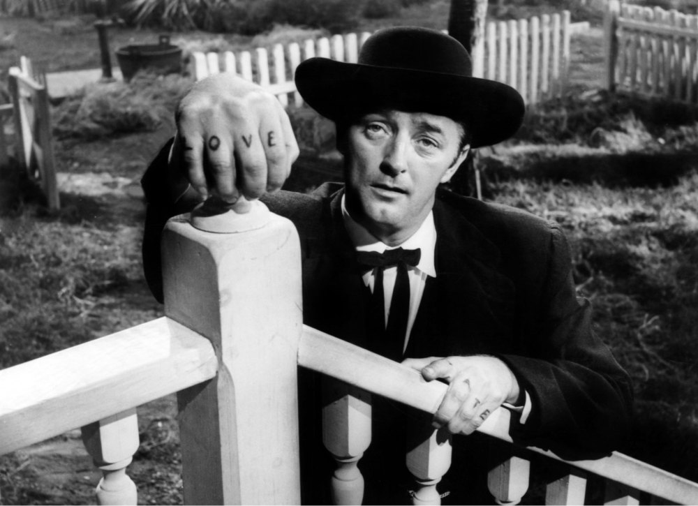 Robert Mitchum in The Night of the Hunter