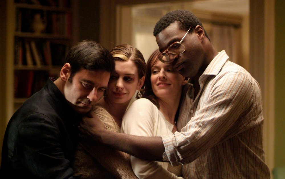 Mather Zickel, Anne Hathaway, Rosemarie DeWitt, Tunde Adebimpe in Rachel Getting Married