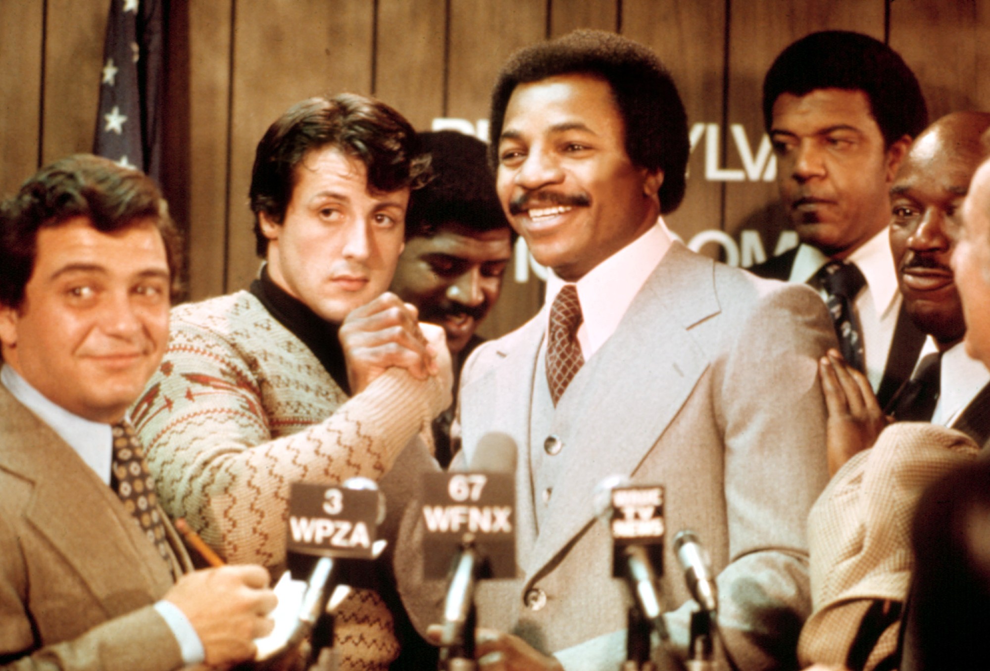 Sylvester Stallone, Carl Weathers in Rocky