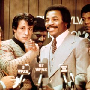 Sylvester Stallone, Carl Weathers in Rocky
