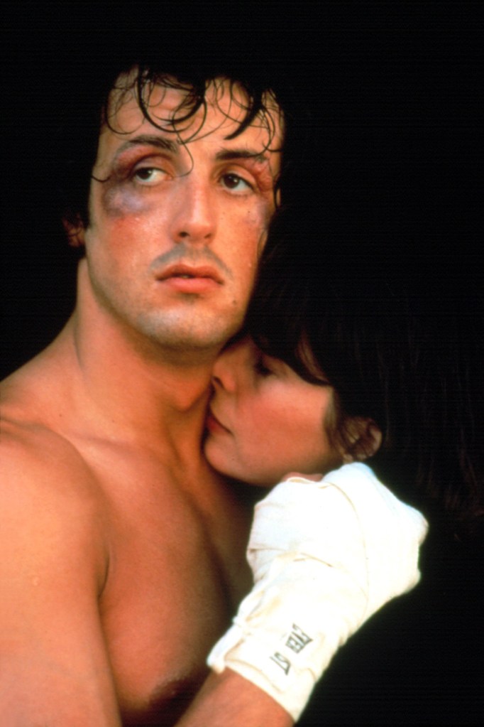 Sylvester Stallone and Talia Shire in Rocky