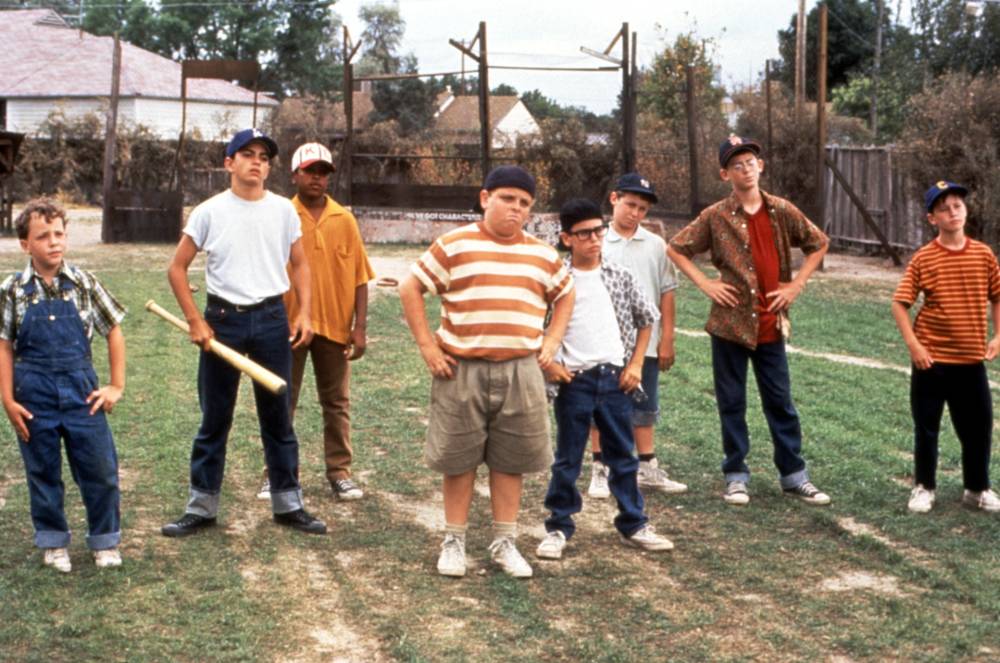 Shane Obedzinski, Mike Vitar, Brandon Adams, Patrick Renna, Chauncey Leopardi, Victor DiMattia, Grant Gelt, Tom Guiry in The Sandlot