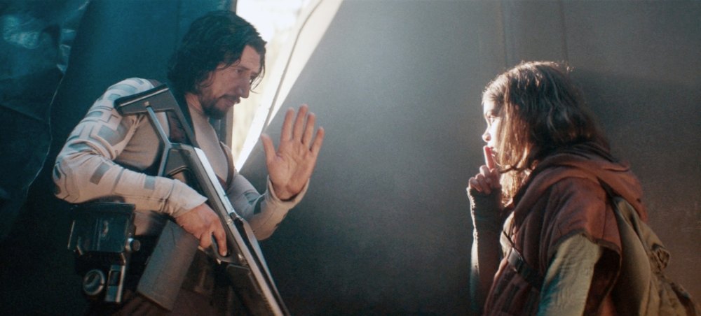 Adam Driver, Ariana Greenblatt in 65