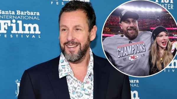 Adam Sandler Spotted in NYC Ahead of Travis and Taylor Wedding