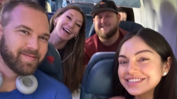Chiefs WAGs Brooke Lynn and Laura Kruk Land in NYC Ahead of Taylor Swift and Travis Kelce's Wedding