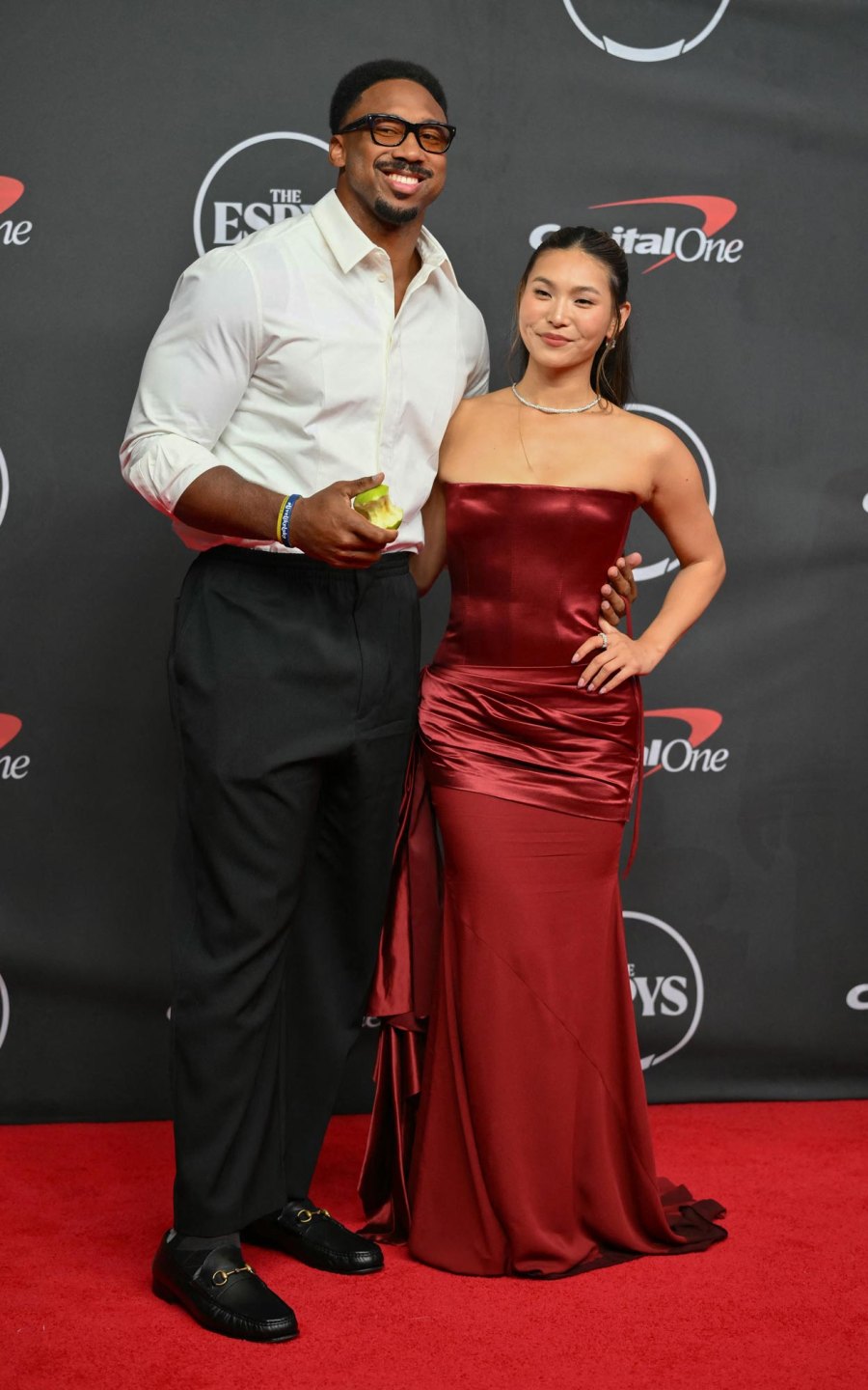 Chloe Kim and Myles Garrett Red Carpet 2026 ESPYS