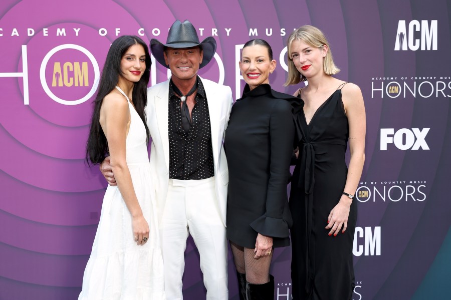 Tim McGraw and Faith Hills Daughter Makes Rare Appearance at Dads Concert