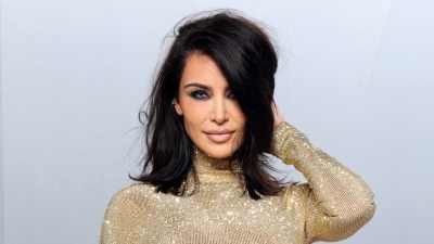 Kim Kardashian Flashes Underboob in Tiny Bra and G-String From Racy New Skims Launch
