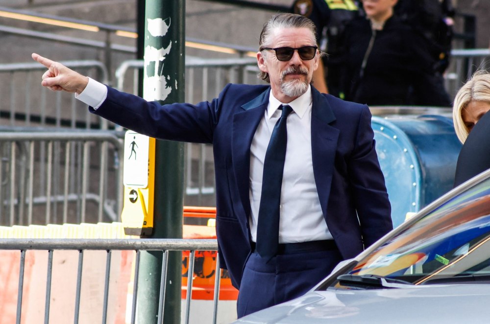 GettyImages-2283920770 Who Attended Taylor Swift and Travis Kelces Wedding Celebrity Guest List Revealed Ethan Hawke