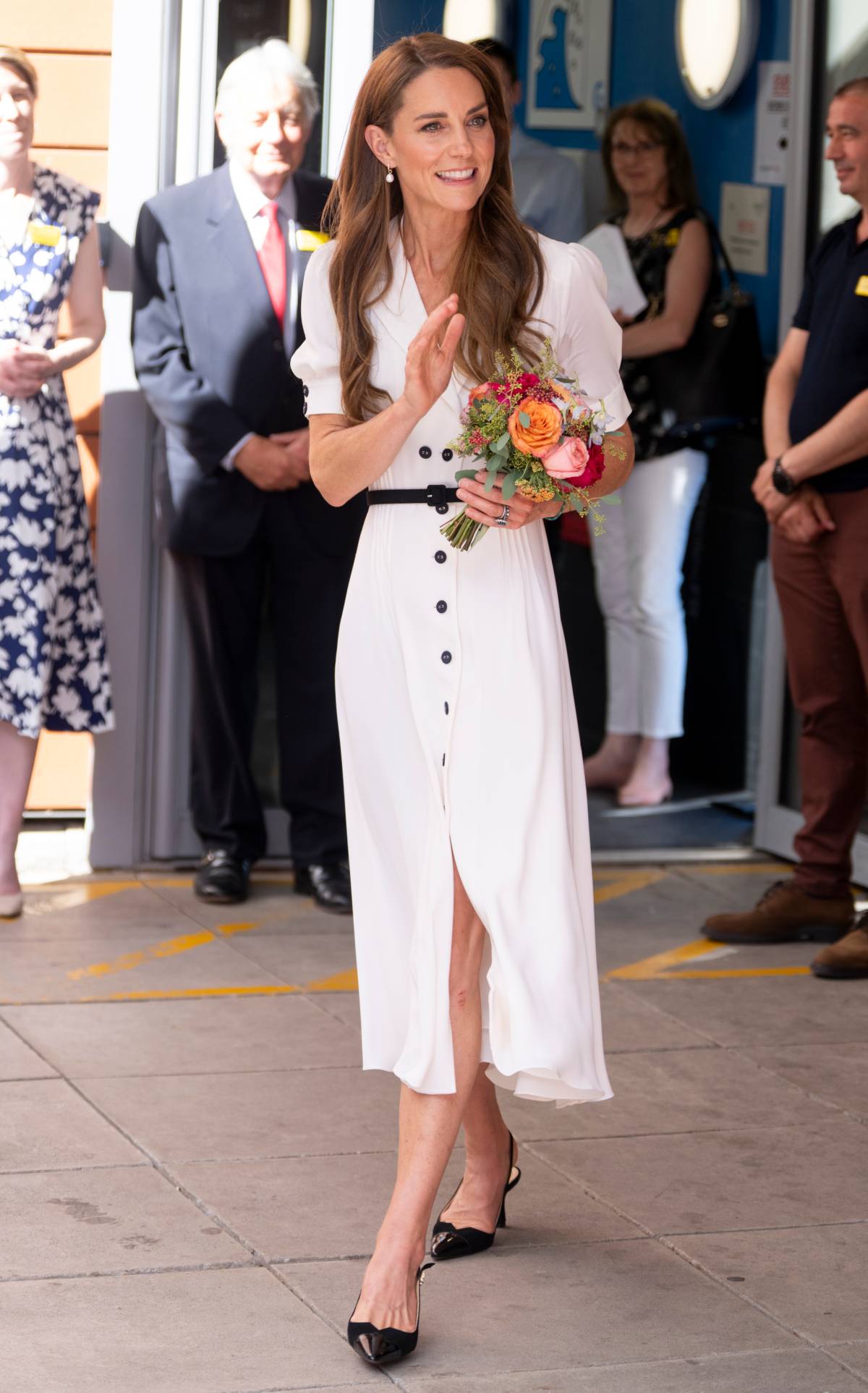 Catherine, Princess of Wales visits the Evelina London Children's Hospital on July 6, 2026 in London, England.
