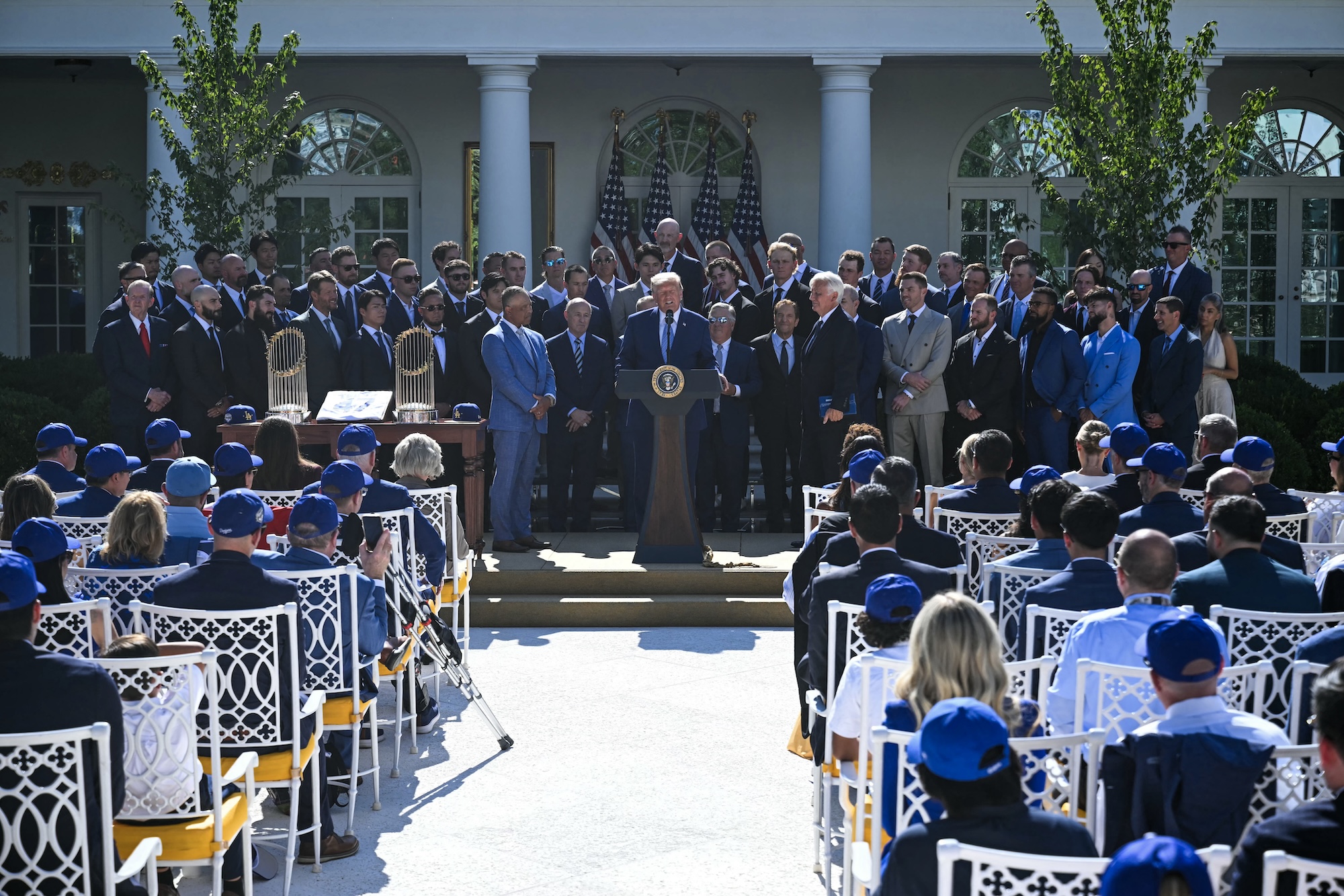 The Wildest and Weirdest Moments From the Dodgers’ Trip to the White House