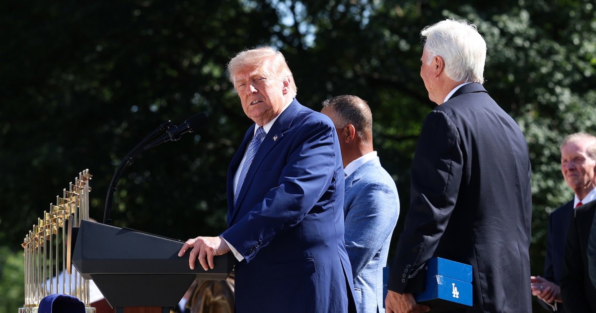 All of the Wildest and Weirdest Moments From the Los Angeles Dodgers’ Trip to the White House All of the Wildest and Weirdest Moments From the Los Angeles Dodgers’ Trip to the White House